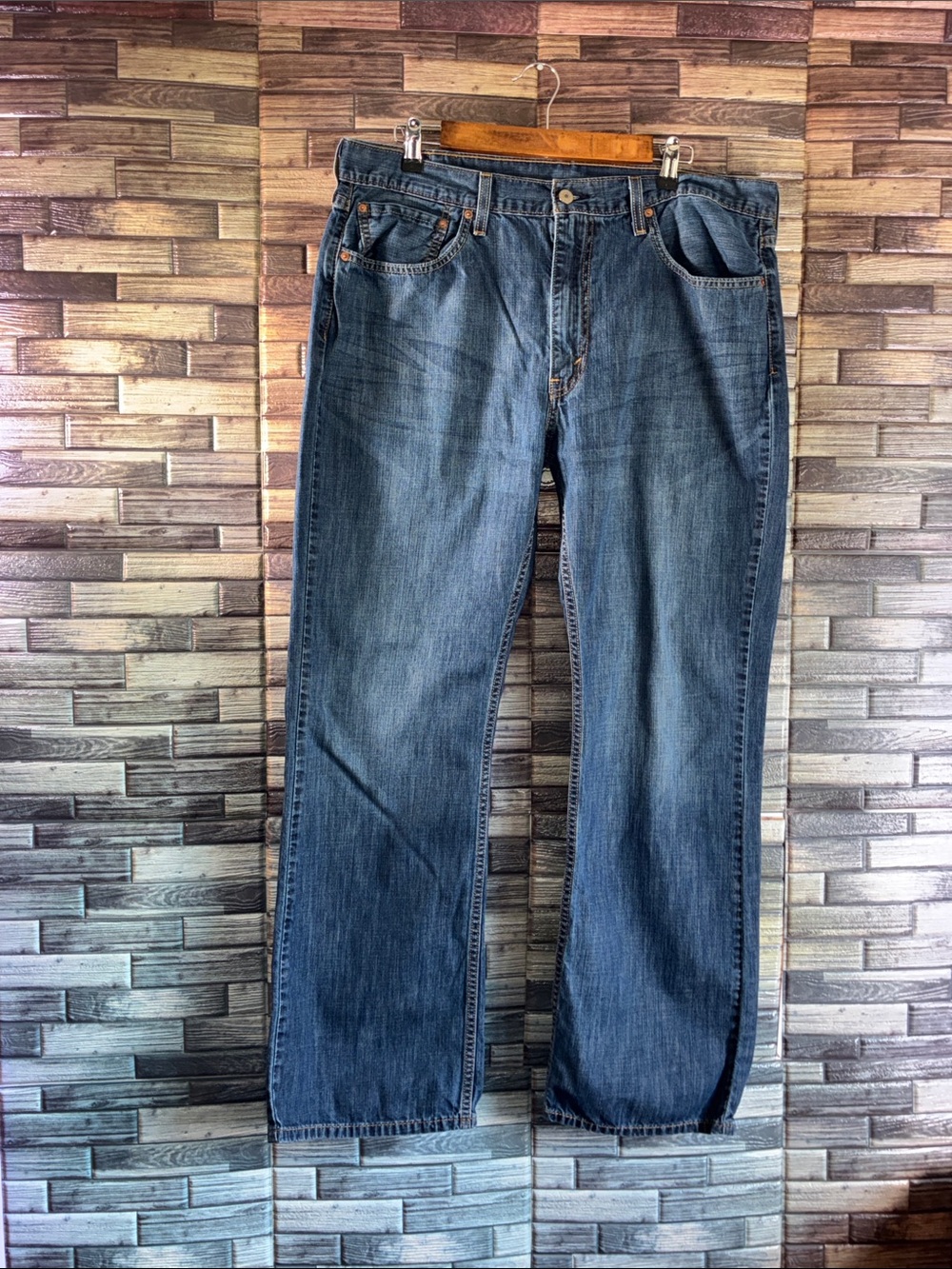 Levi’s 38x32 Used Men's Blue Denim 527 Jeans